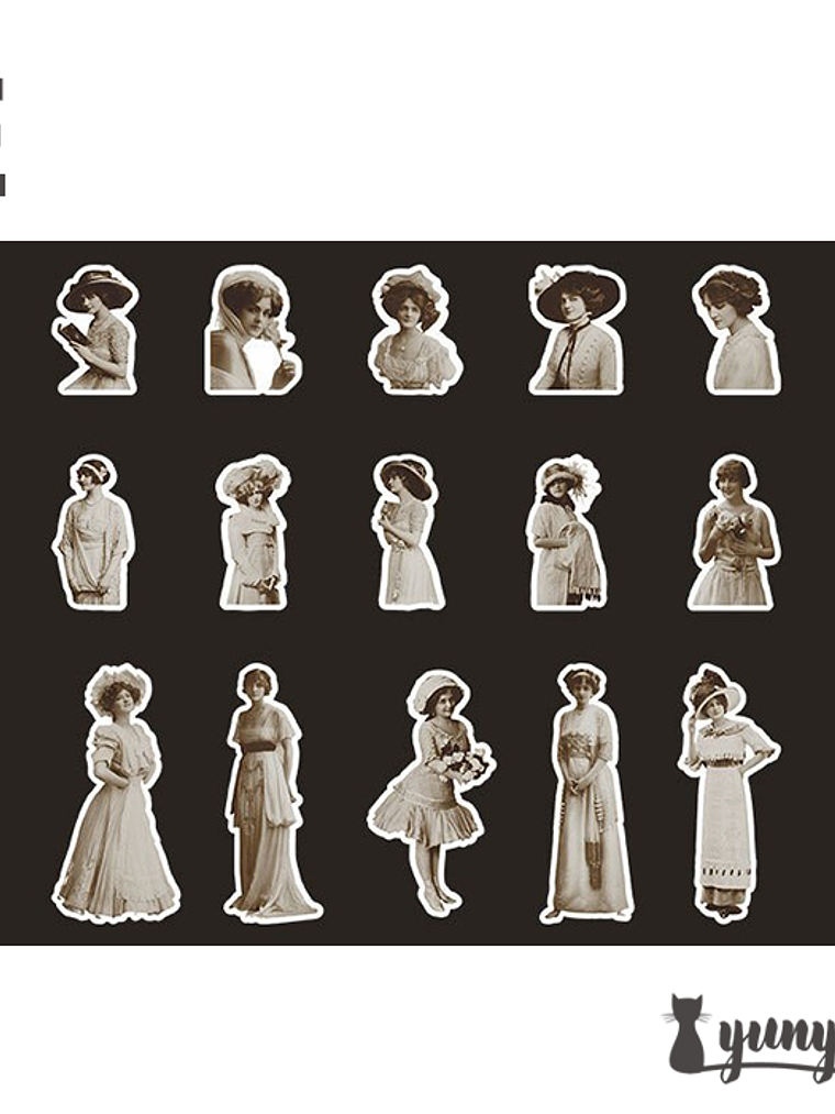 Stickers European Retro - 30 pzas 16