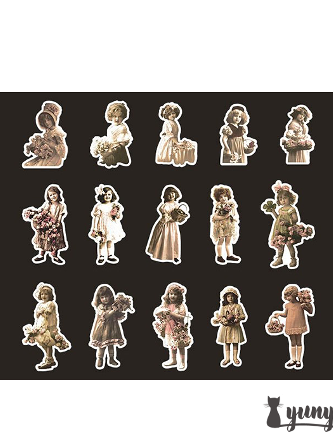 Stickers European Retro - 30 pzas 17