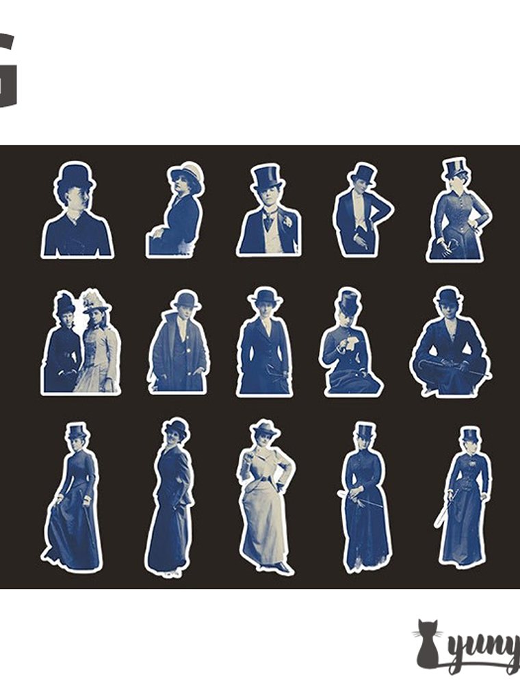 Stickers European Retro - 30 pzas 18