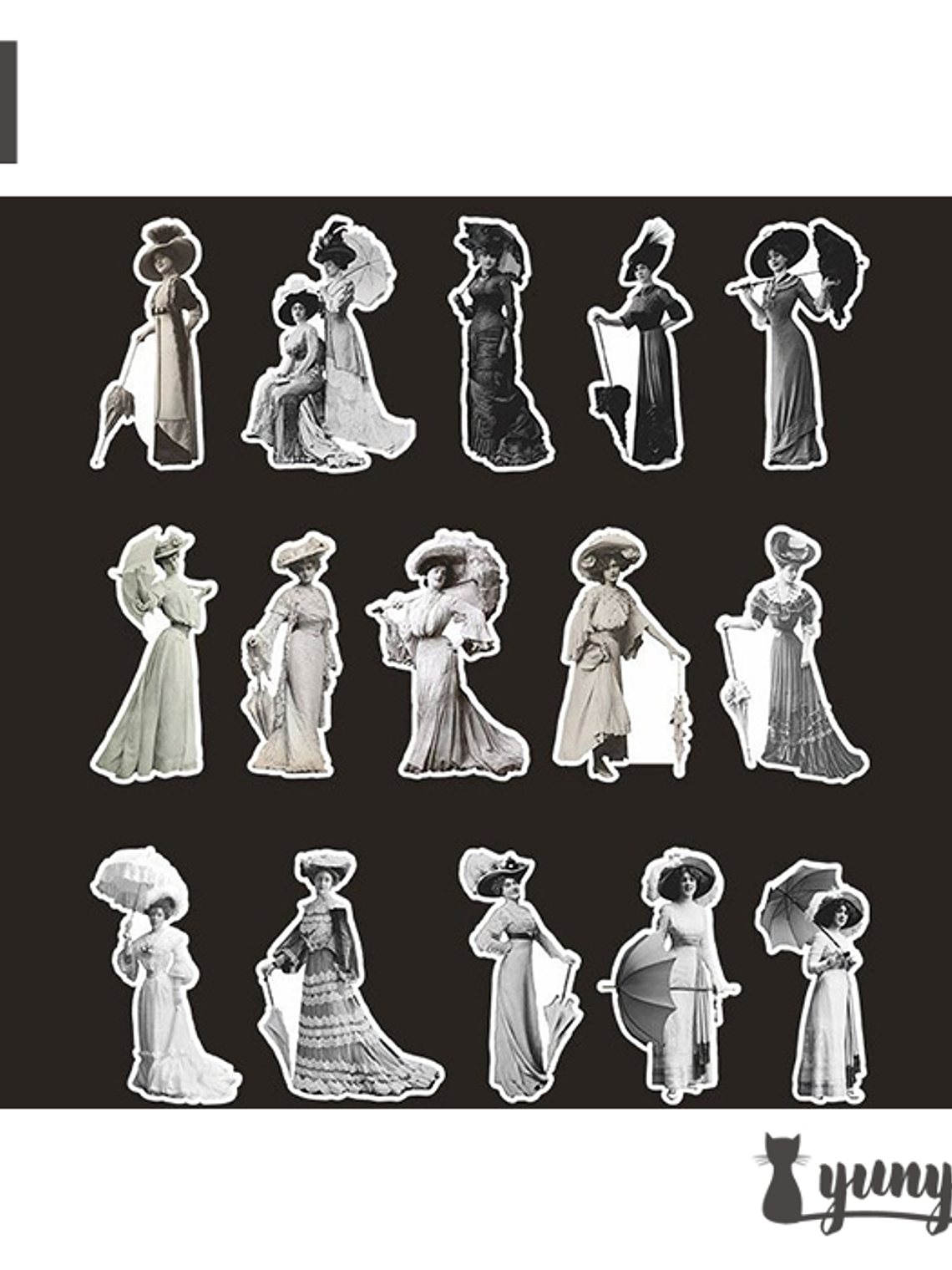 Stickers European Retro - 30 pzas 19