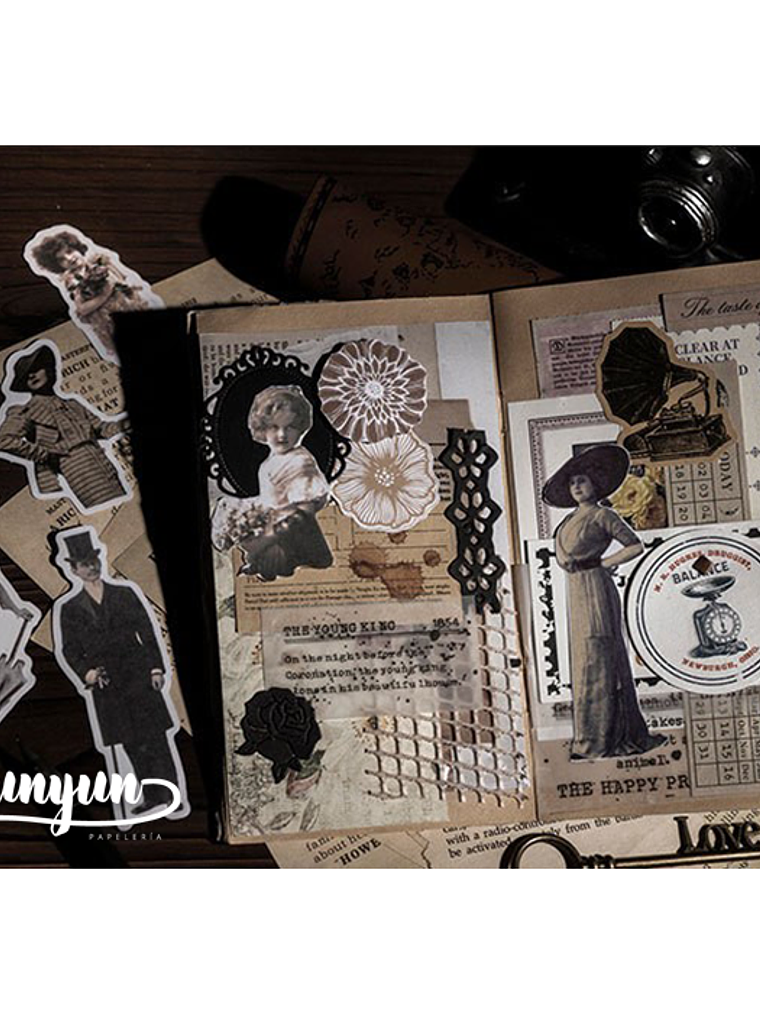 Stickers European Retro - 30 pzas 11