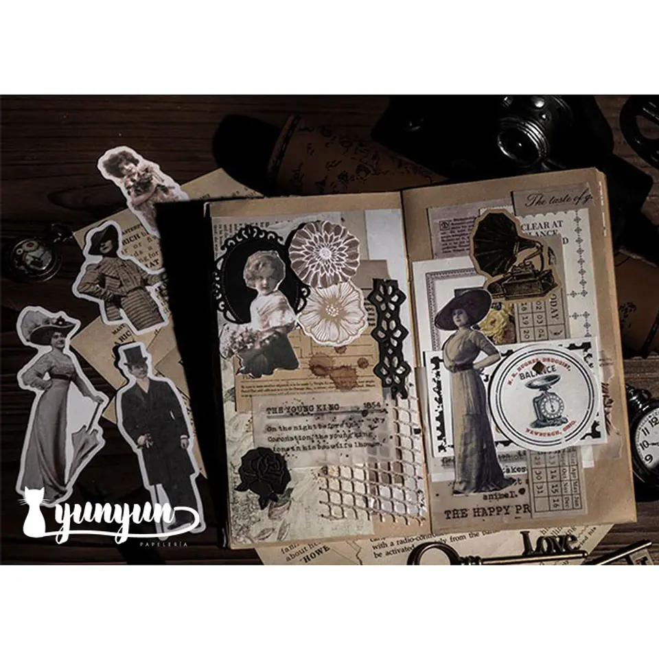Stickers European Retro - 30 pzas 11