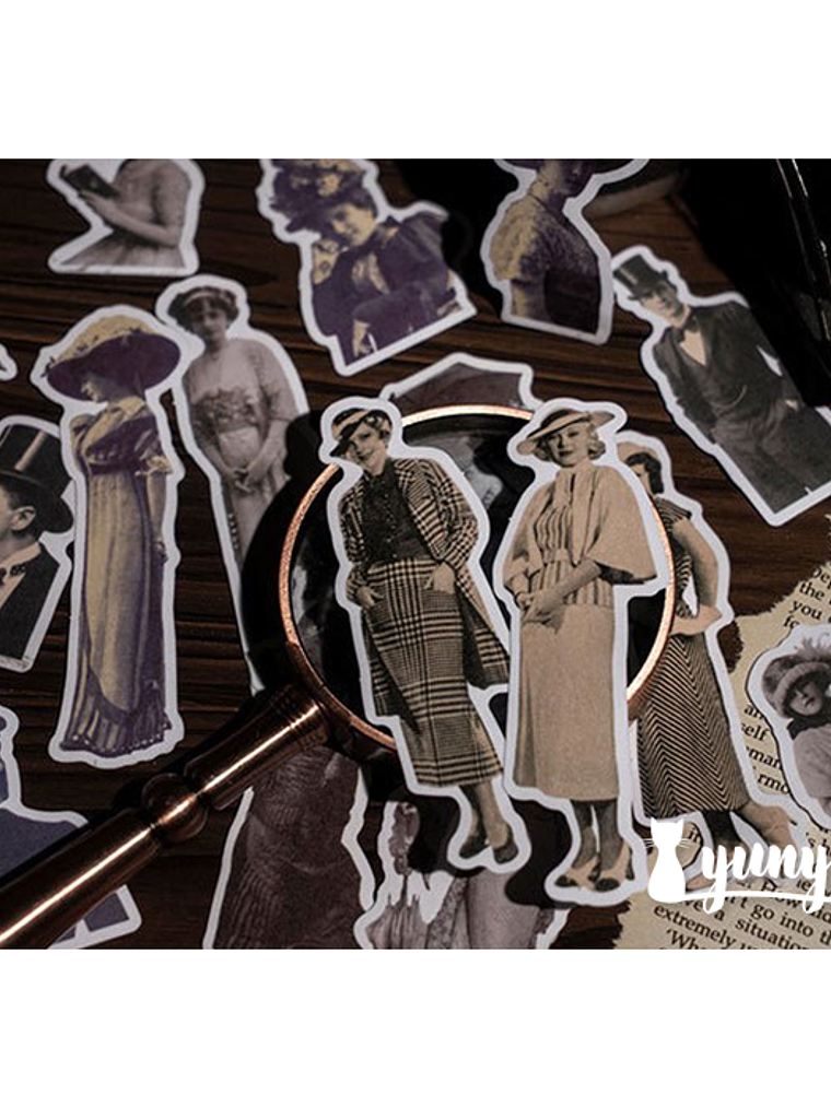 Stickers European Retro - 30 pzas 2