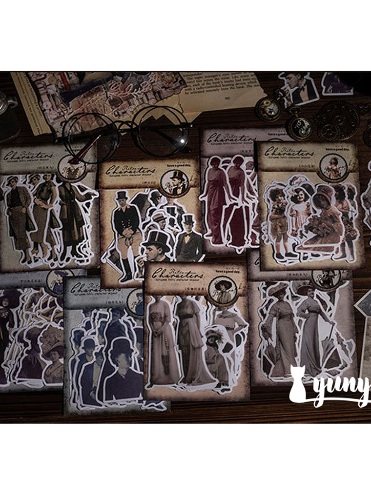 Stickers European Retro - 30 pzas 1