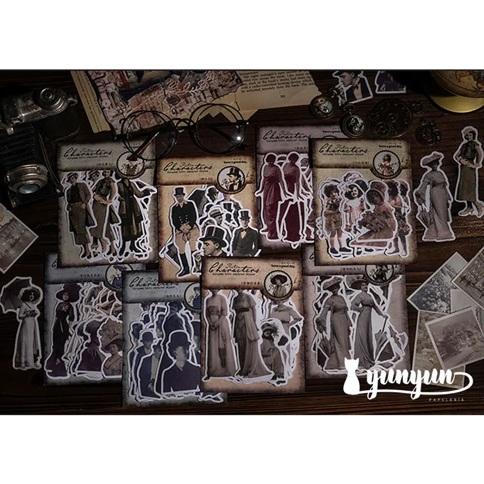 Stickers European Retro - 30 pzas 1
