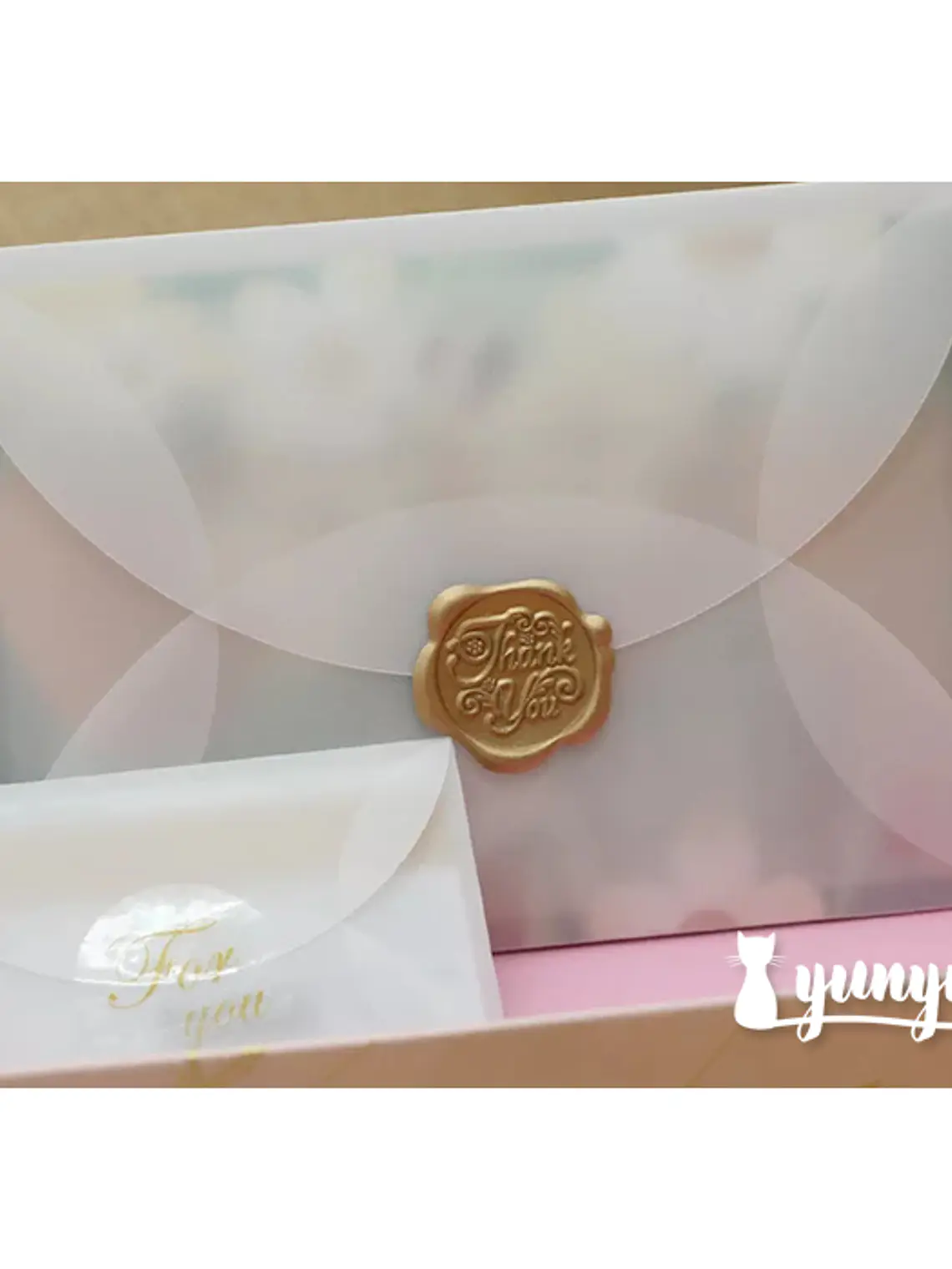 Sobres Pétalo Papel Diamante 15,5x10,5cm - 10 pzas 3