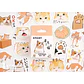 Caja Stickers Gato Orange Tabby - 45 pzas - Miniatura 1