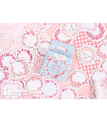 Caja Stickers Sakura VI - 45 pzas