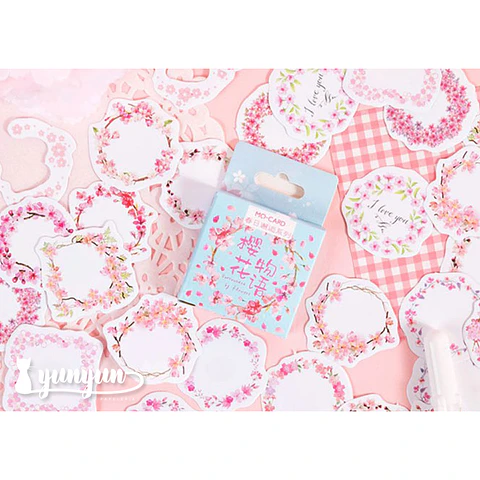 Caja Stickers Sakura VI - 45 pzas