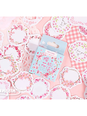 Caja Stickers Sakura VI - 45 pzas