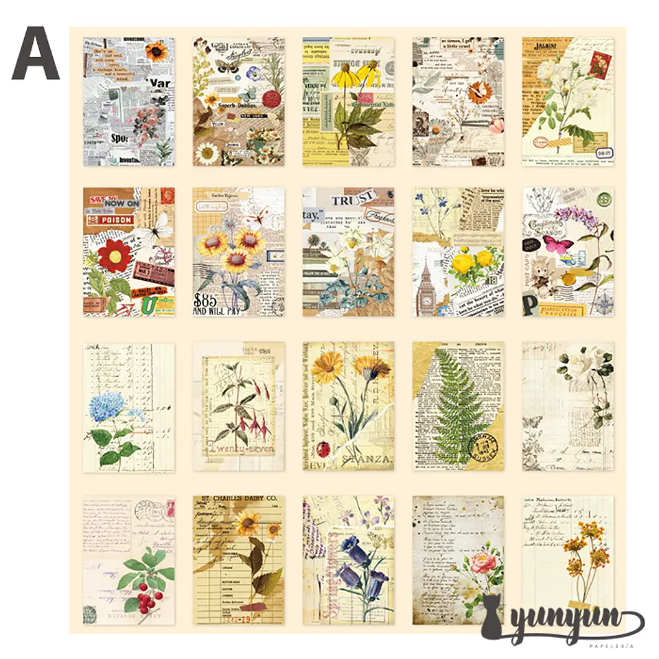 Set Papeles Memories - 60 pzas 10