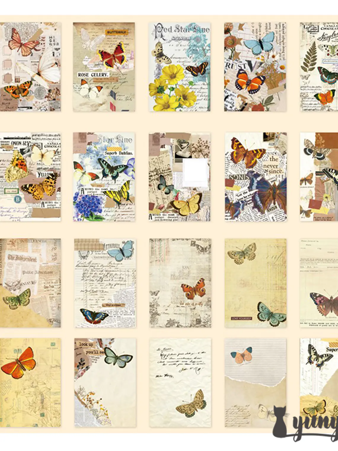 Set Papeles Memories - 60 pzas 12