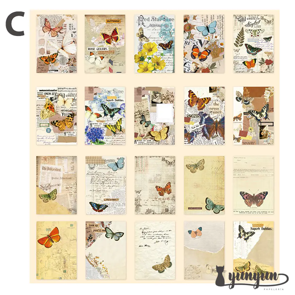 Set Papeles Memories - 60 pzas 12