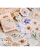 Caja Stickers Flores Pastel - 46 pzas - Miniatura 1
