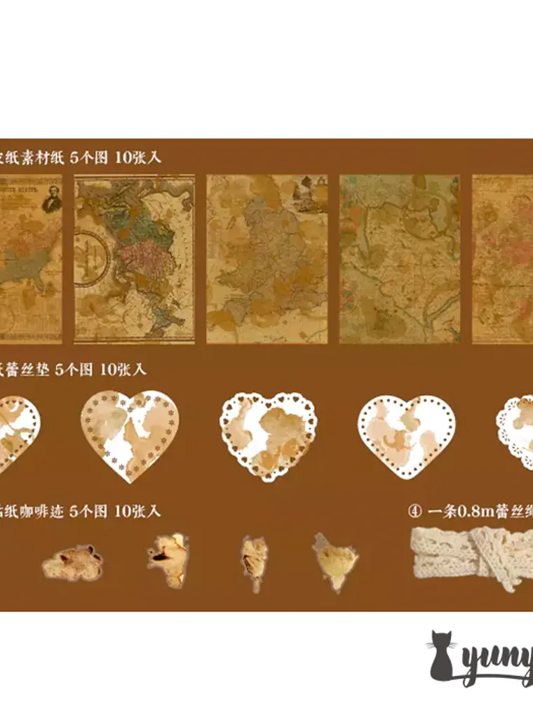 Papeles Coffee Impression - 30 pzas 19