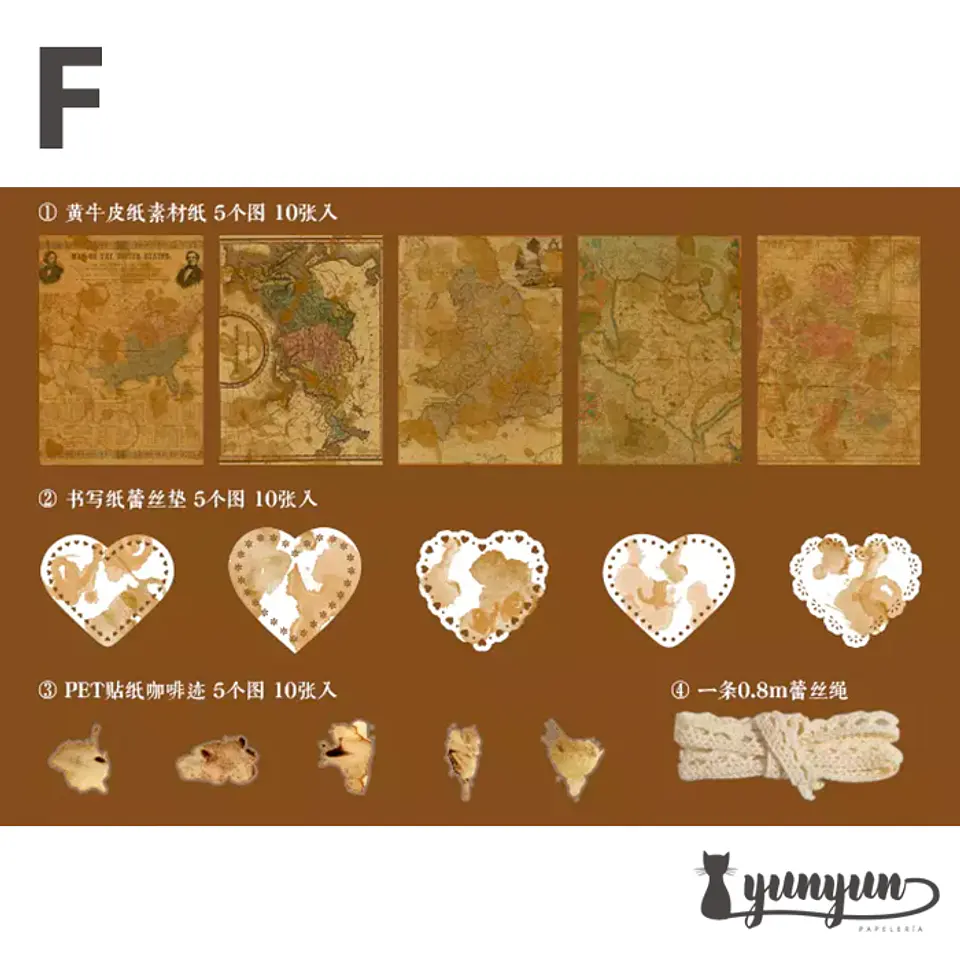 Papeles Coffee Impression - 30 pzas 19