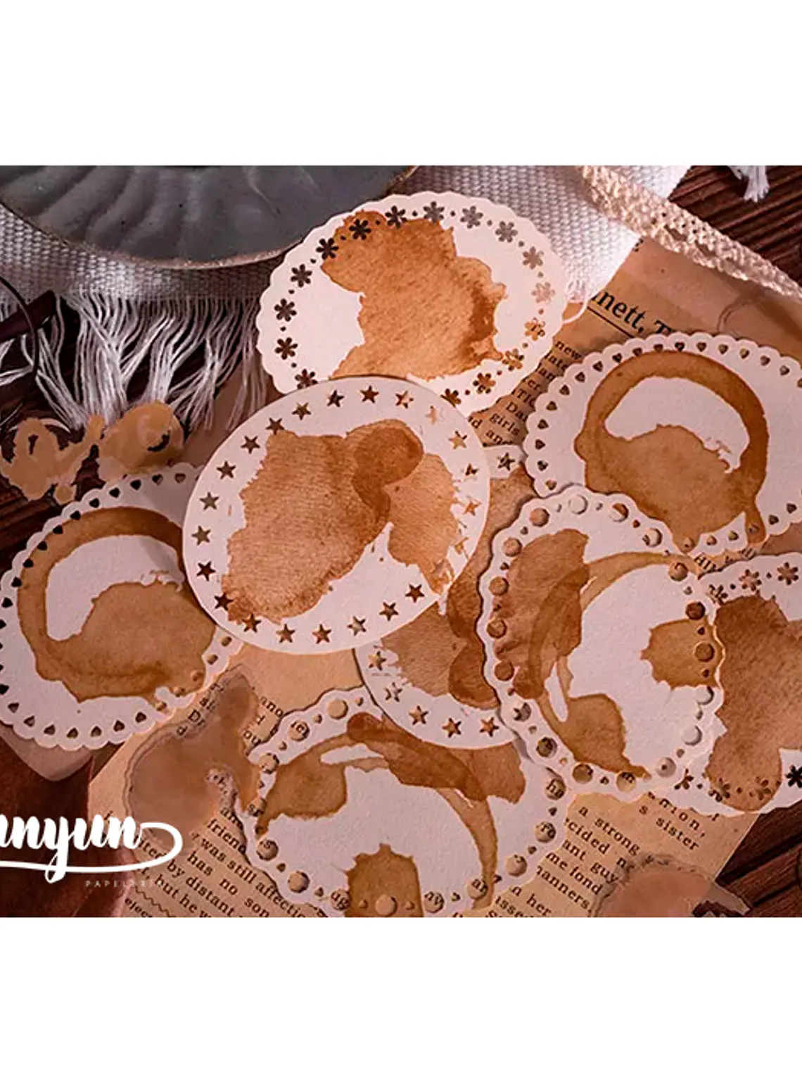 Papeles Coffee Impression - 30 pzas 2