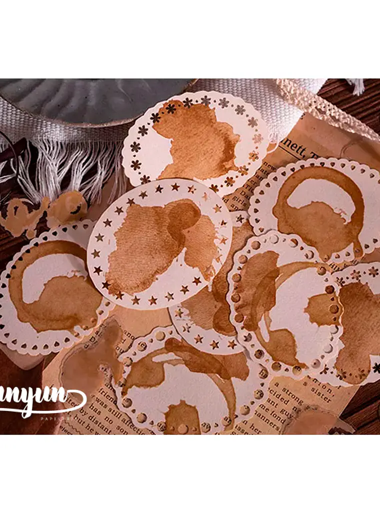 Papeles Coffee Impression - 30 pzas 2