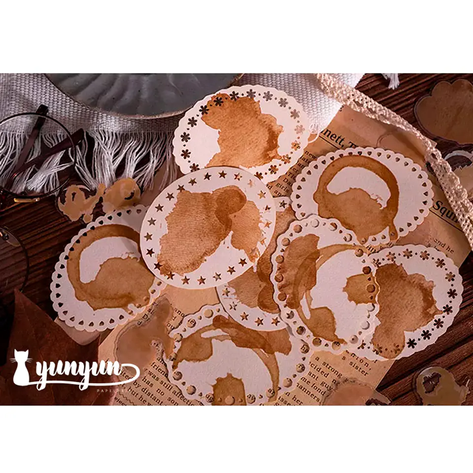 Papeles Coffee Impression - 30 pzas 2