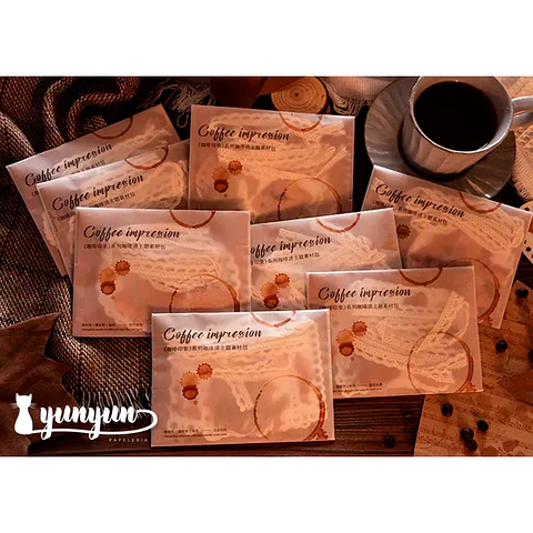 Papeles Coffee Impression - 30 pzas