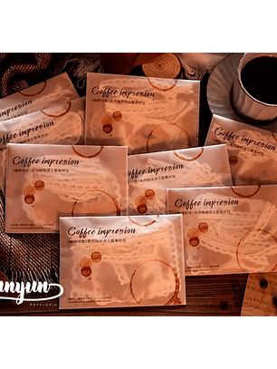 Papeles Coffee Impression - 30 pzas