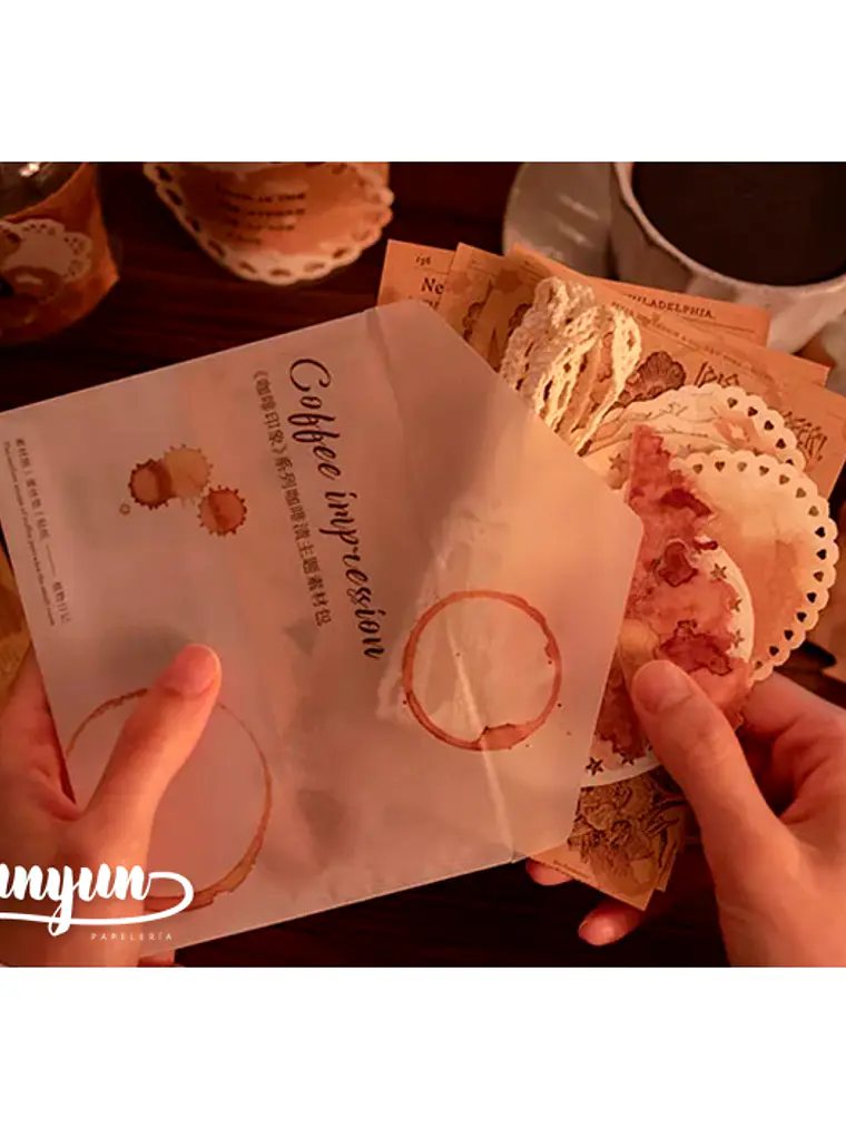 Papeles Coffee Impression - 30 pzas 9
