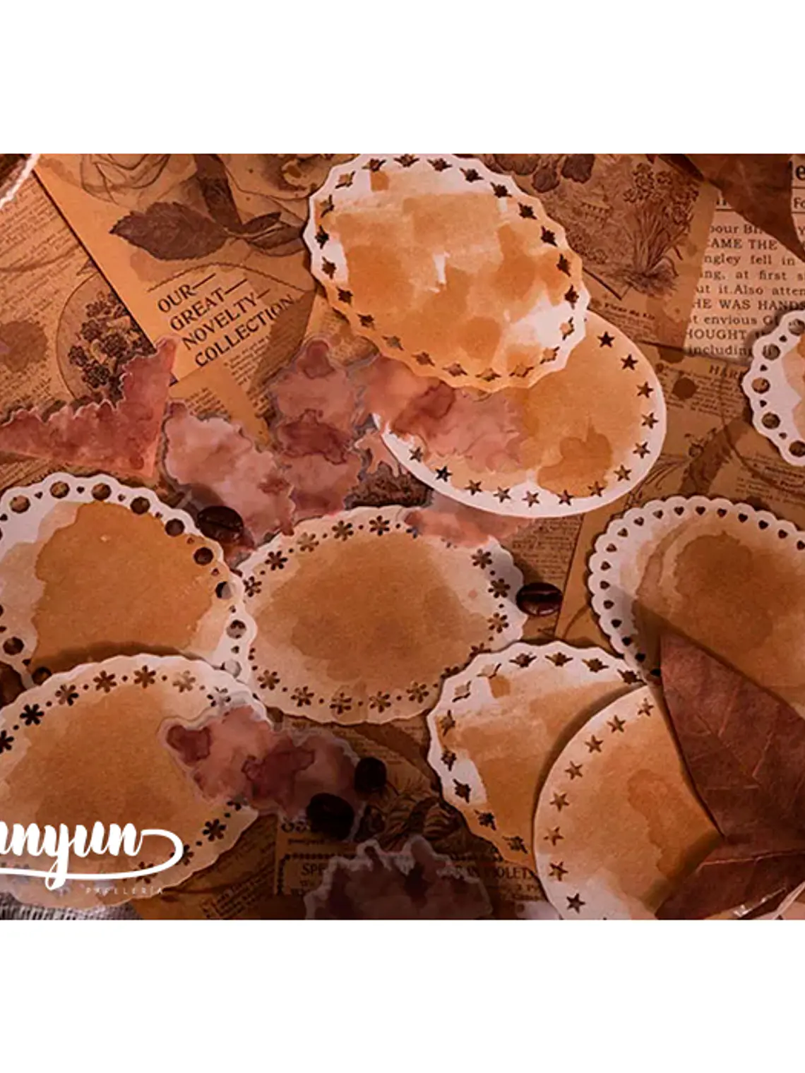 Papeles Coffee Impression - 30 pzas 10