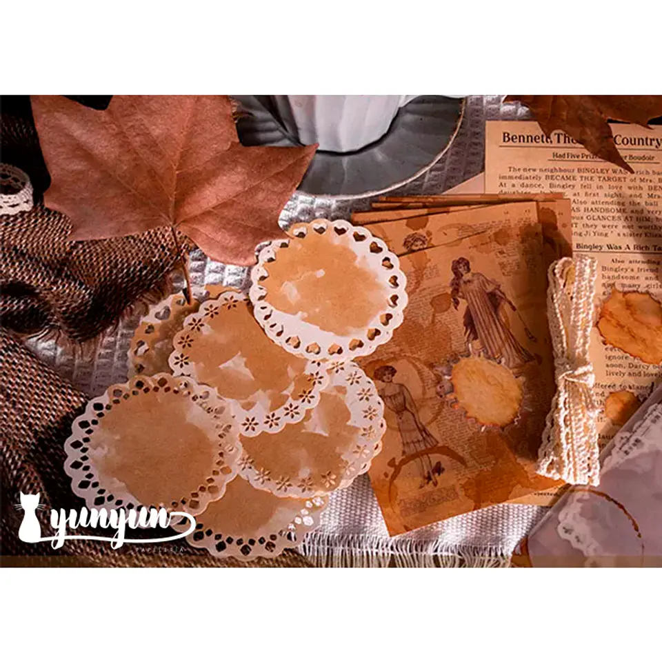 Papeles Coffee Impression - 30 pzas 13