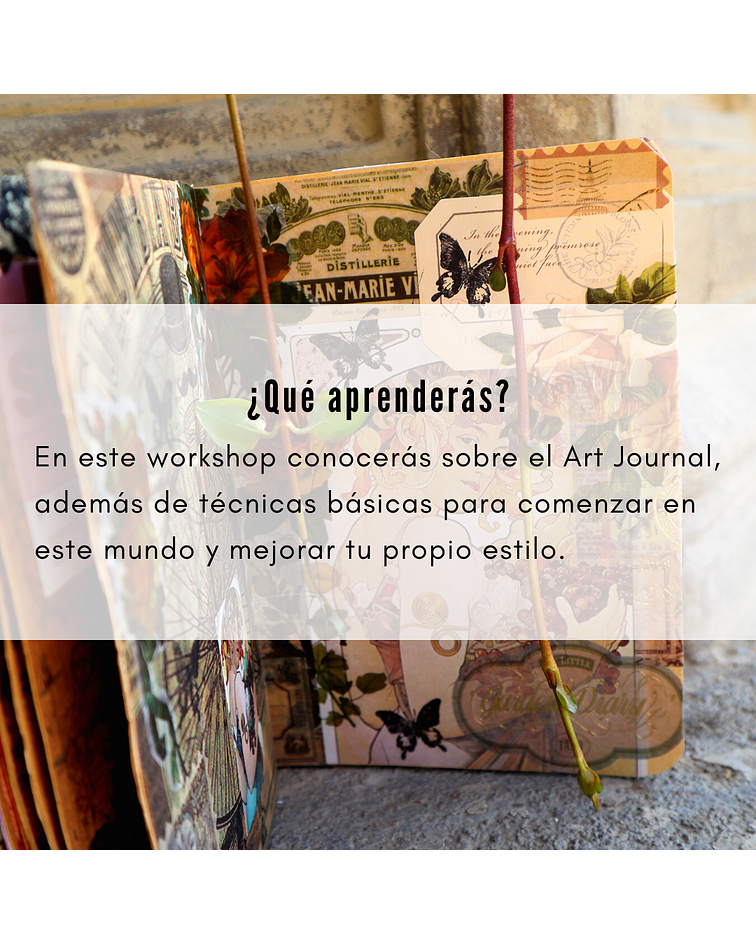 Workshop Art Journal - Viernes 25 noviembre (Online)