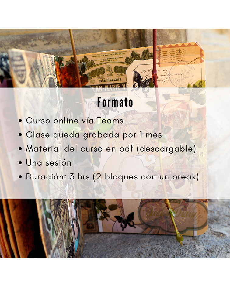 Workshop Art Journal - Viernes 25 noviembre (Online)