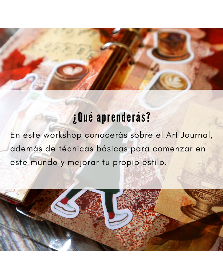Workshop Art Journal - Viernes 9 diciembre (Online)