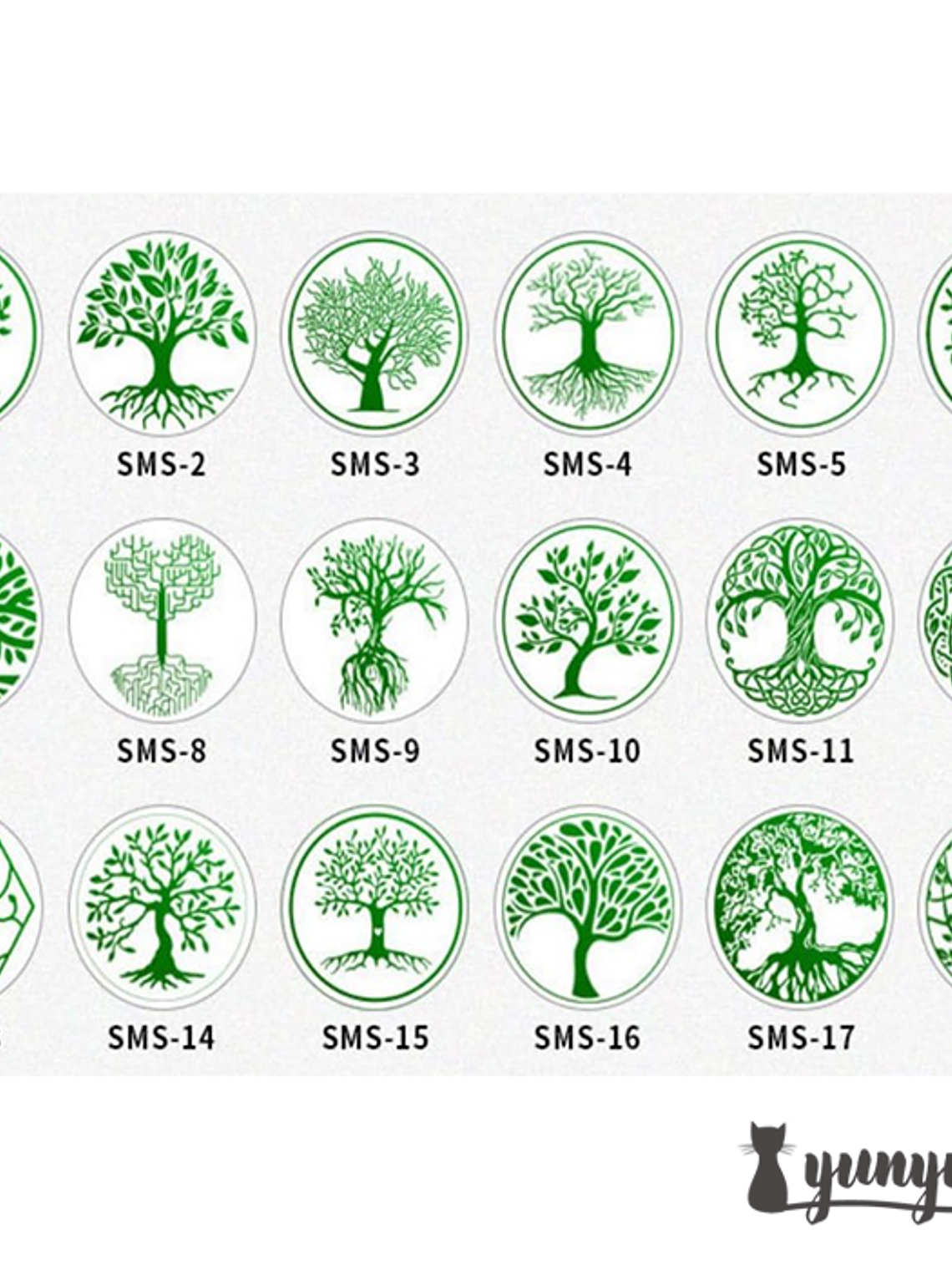 Sellos de Lacre Árbol de la Vida (2,5cm) - 18 diseños 8
