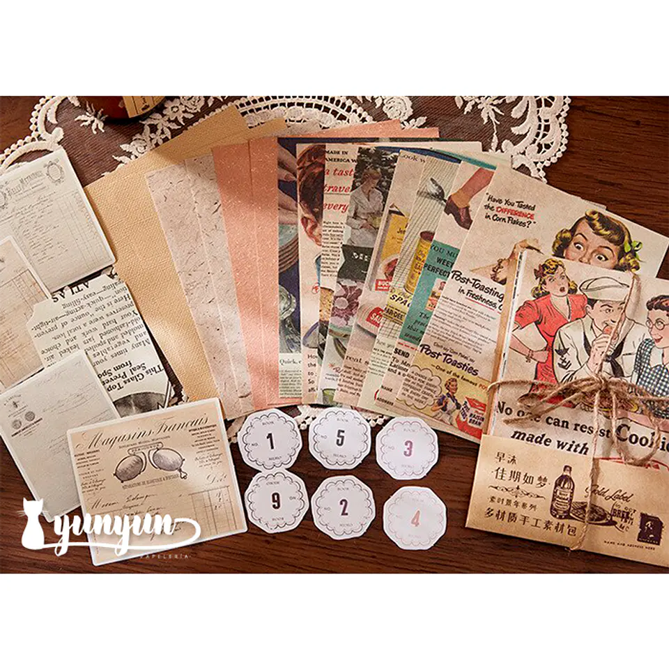 Deco Paper Vintage - 30 pzas 2