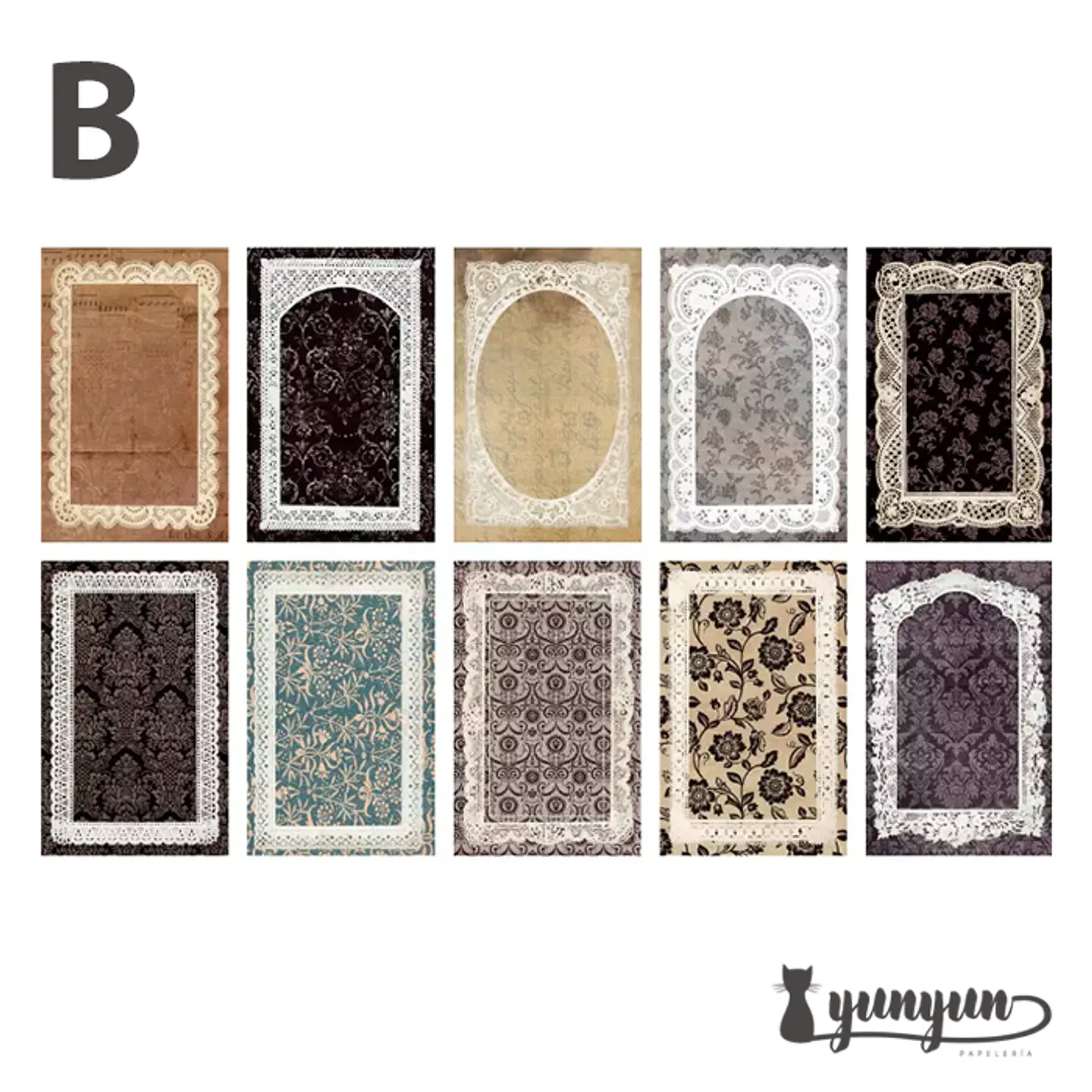 Lace Note Series - 50 pzas 12