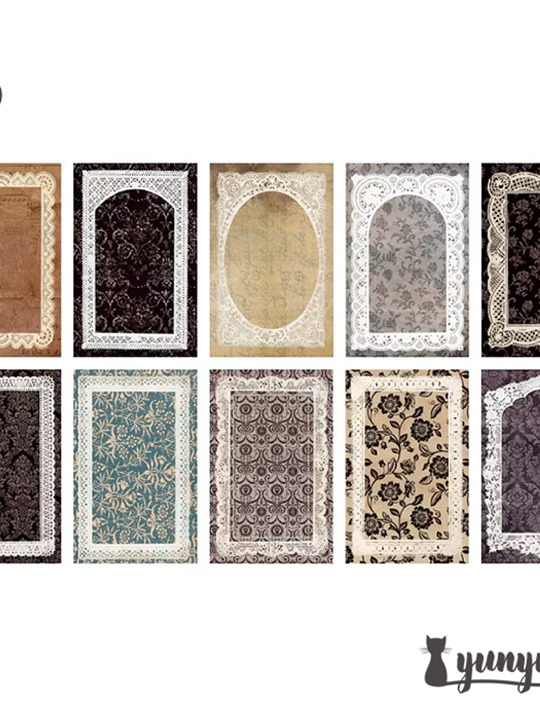 Lace Note Series - 50 pzas 12