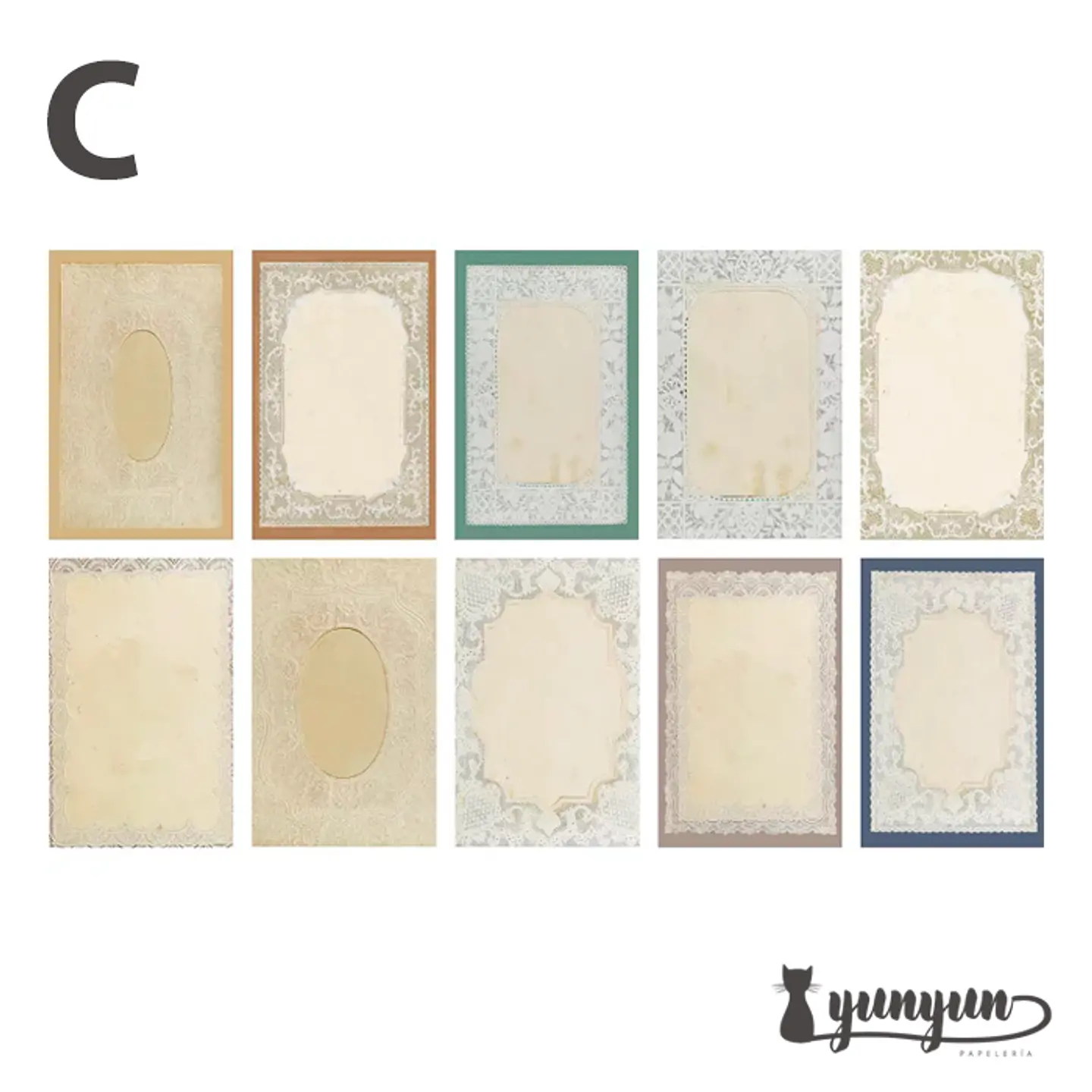 Lace Note Series - 50 pzas 13