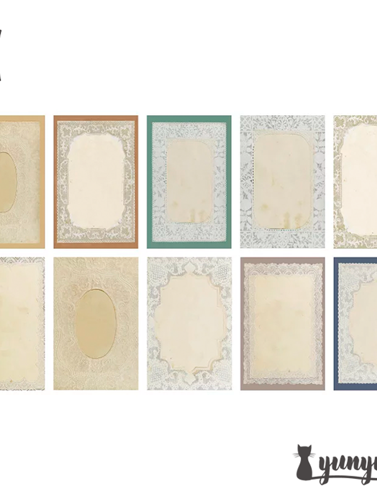 Lace Note Series - 50 pzas 13