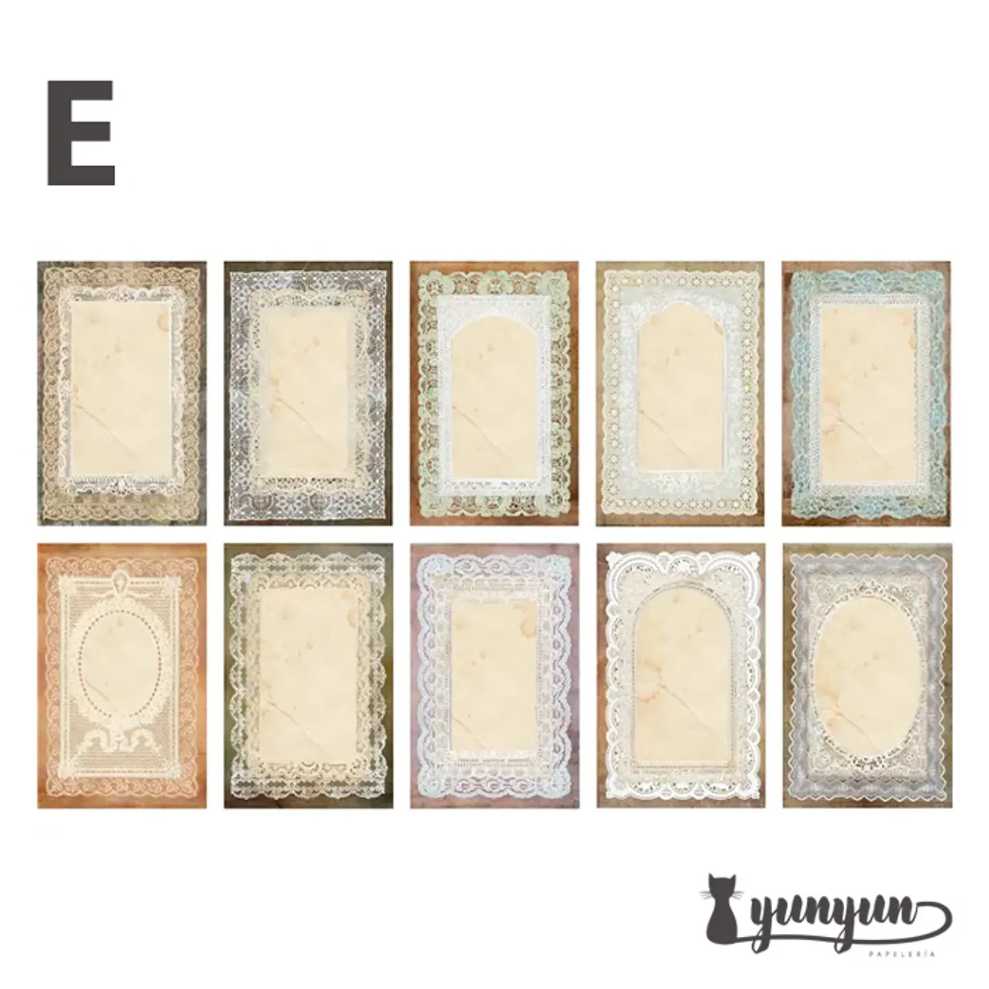 Lace Note Series - 50 pzas 15