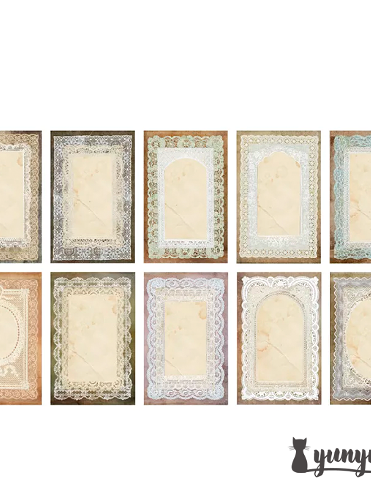 Lace Note Series - 50 pzas 15