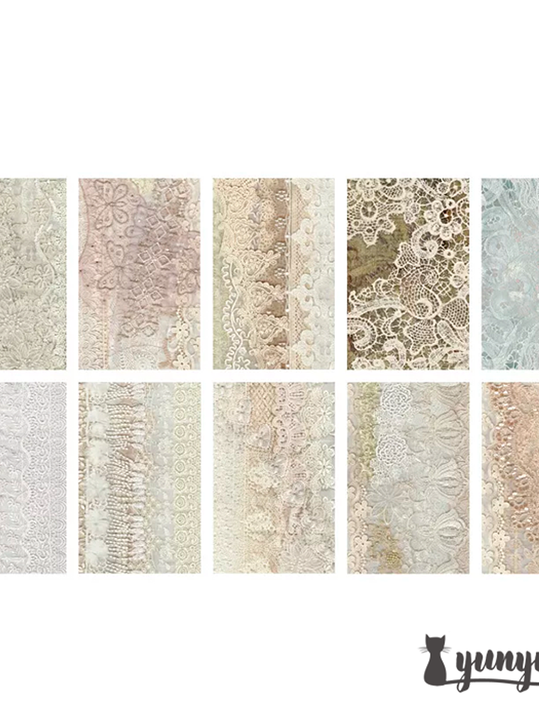 Lace Note Series - 50 pzas 16