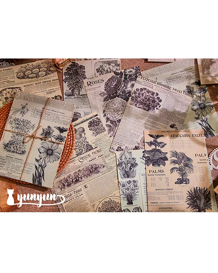 Retro Inspiration Material Paper - 30 pzas