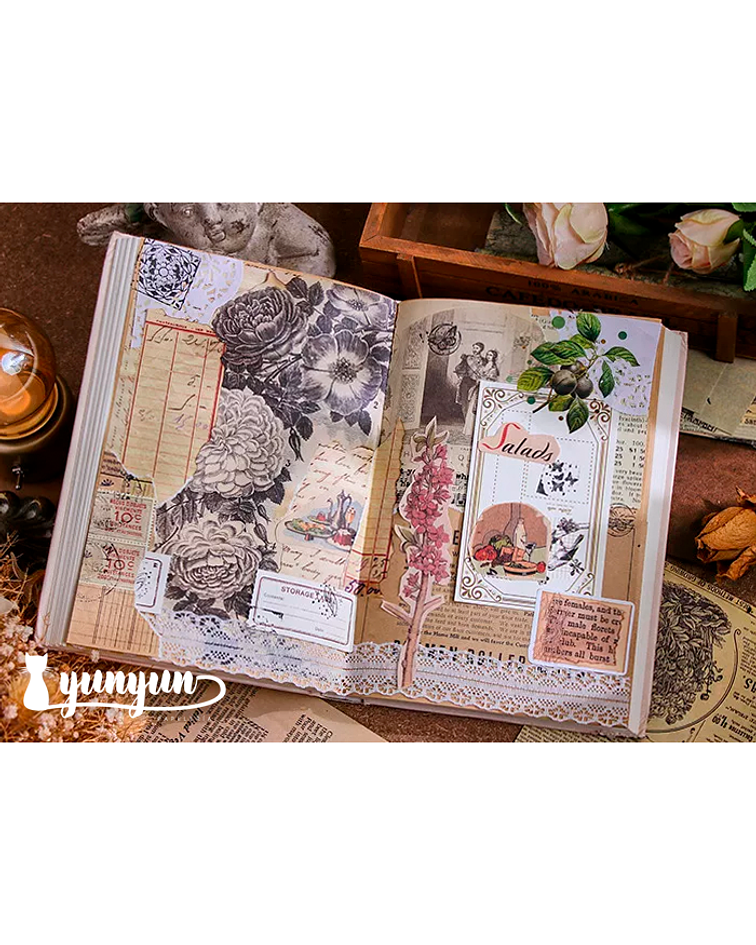 Retro Inspiration Material Paper - 30 pzas