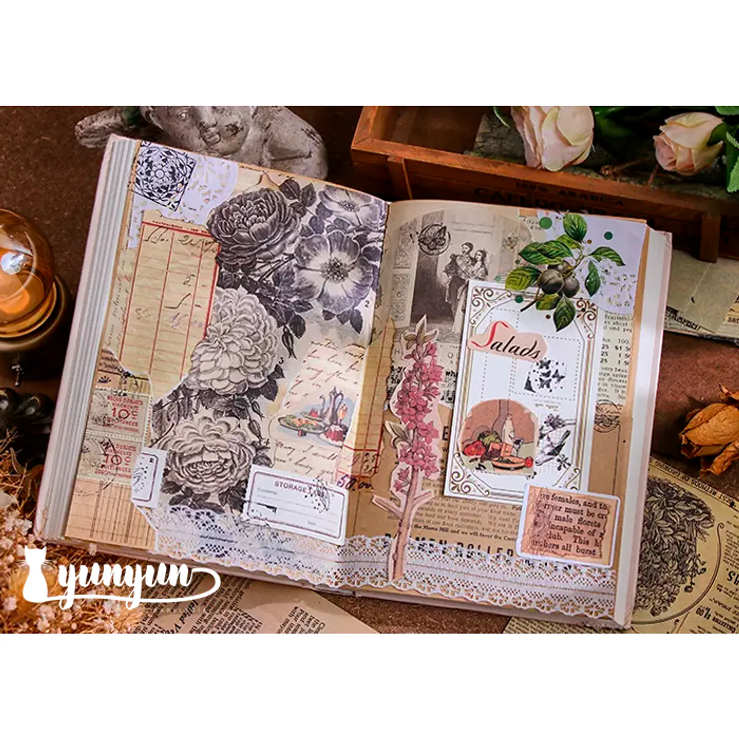 Retro Inspiration Material Paper - 30 pzas 10