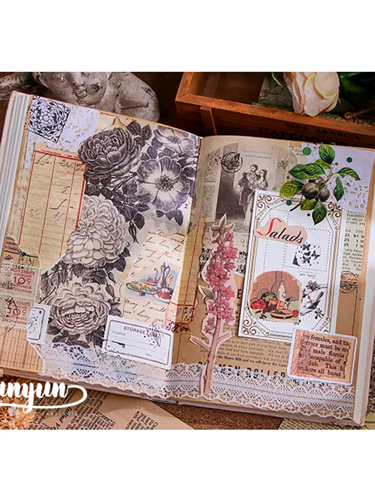 Retro Inspiration Material Paper - 30 pzas 10