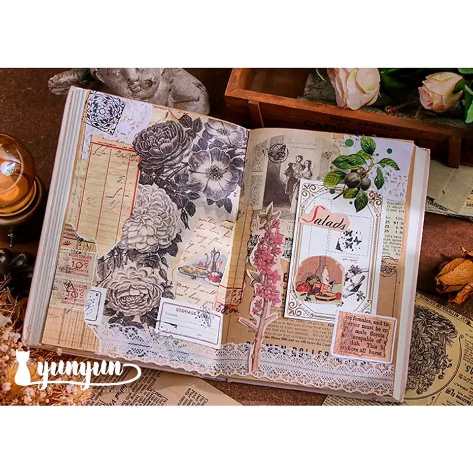 Retro Inspiration Material Paper - 30 pzas 10