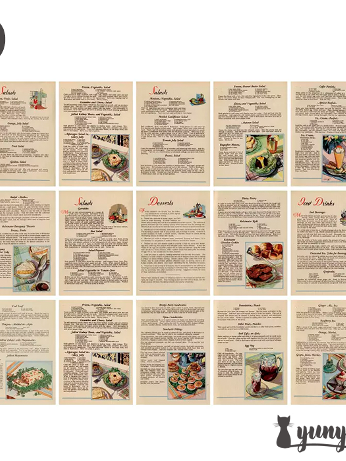 Retro Inspiration Material Paper - 30 pzas 14