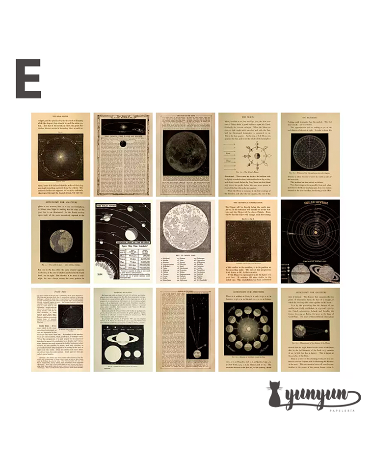 Retro Inspiration Material Paper - 30 pzas