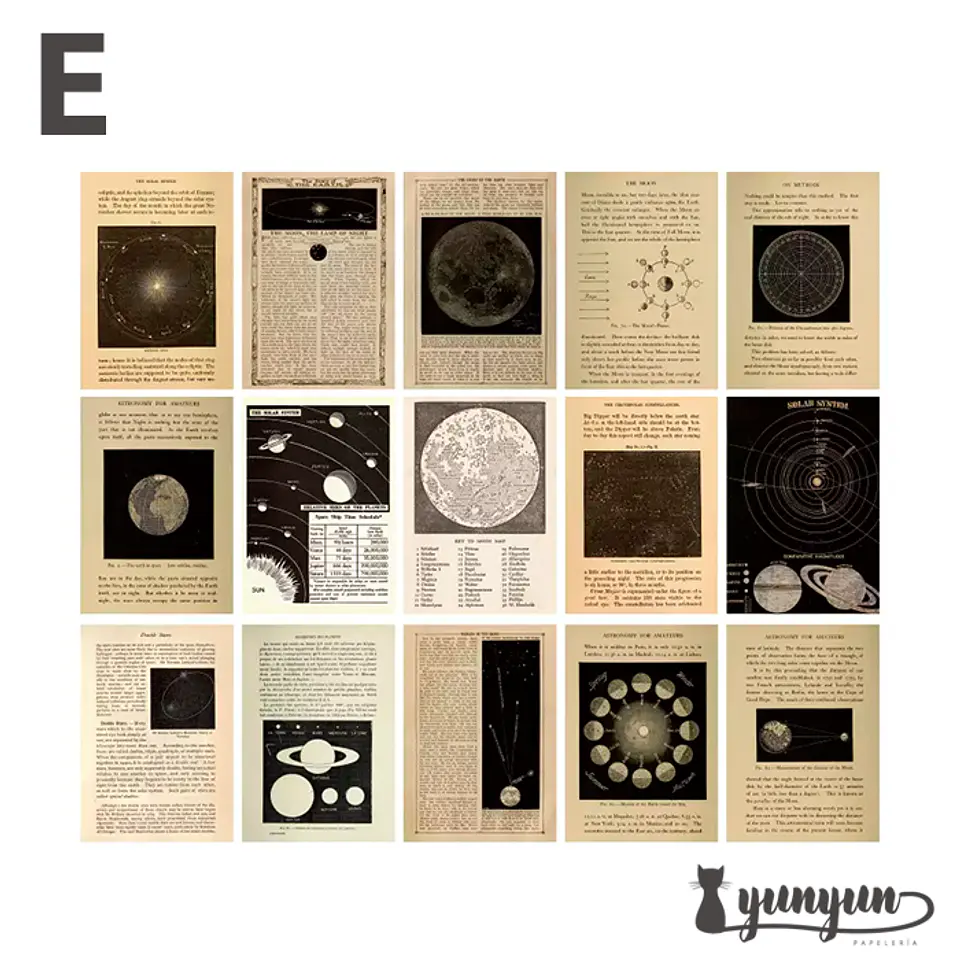 Retro Inspiration Material Paper - 30 pzas 15