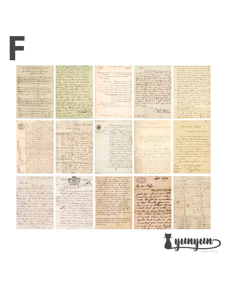 Retro Inspiration Material Paper - 30 pzas