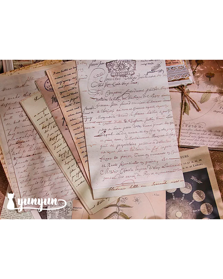 Retro Inspiration Material Paper - 30 pzas